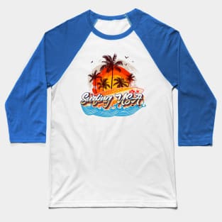 Surfing USA Baseball T-Shirt